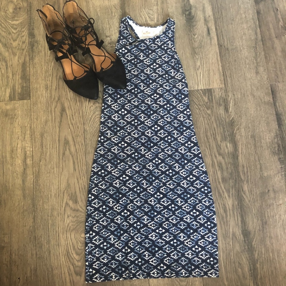 Hollister Print Body Con Dress